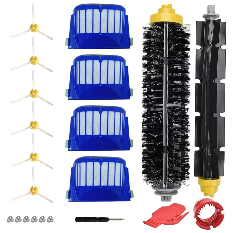 Replacement Accessories Kit for IRobot Roomba 600 Series 690 680 660 651 650 (Not for 645 655)& 500 Series 595 585 564
Replacement Accessories Kit for IRobot Roomba 600 Series 690 680 660 651 650 (Not for 645 655)& 500 Series 595 585 564