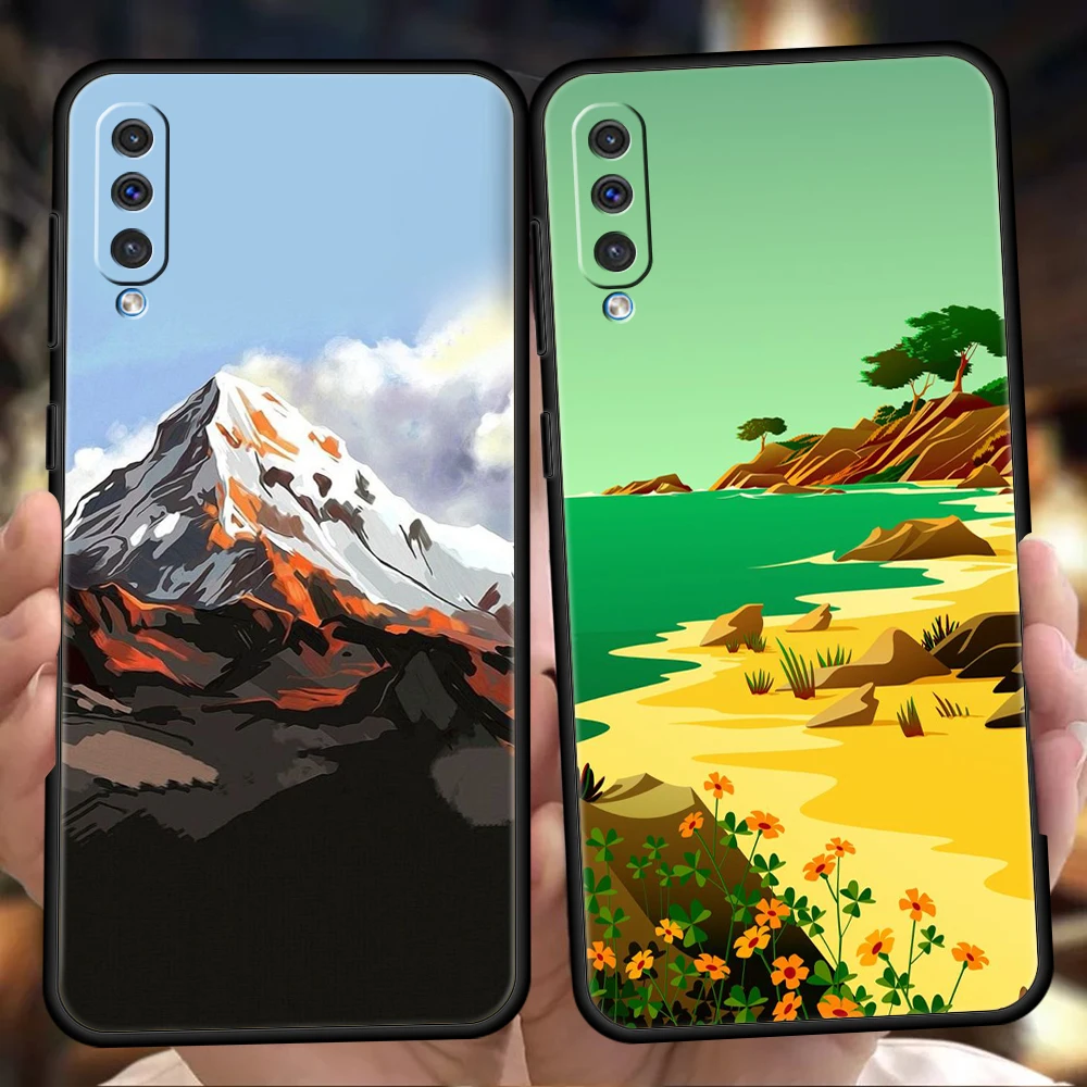 Hand Painted Scenery Phone Case For Samsung Galaxy A53 A73 A33 A23 A13 A12 A22 A02 A50 A70 A20 A10 A20S 5G Black Silicone Cover
Hand Painted Scenery Phone Case For Samsung Galaxy A53 A73 A33 A23 A13 A12 A22 A02 A50 A70 A20 A10 A20S 5G Black Silicone Cover