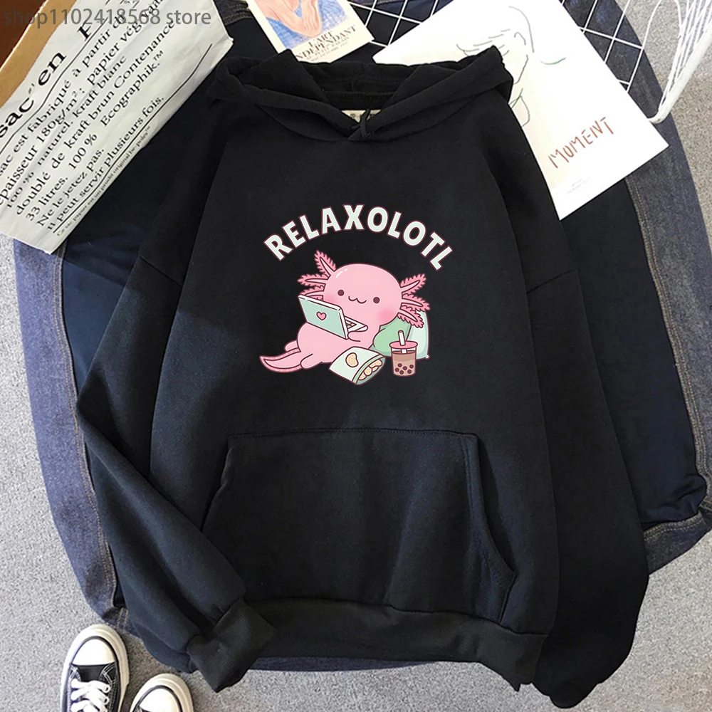 Cute Relax A Lot Axolotl Hoodie Cartoon Funny Pun Graphic Sweatshirt Y2k Clothes Women Winter Pullover Hoodie Men's Clothing
Cute Relax A Lot Axolotl Hoodie Cartoon Funny Pun Graphic Sweatshirt Y2k Clothes Women Winter Pullover Hoodie Men's Clothing