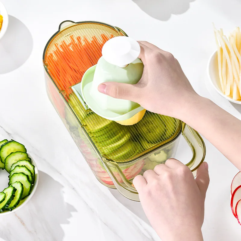 New Light Luxury Transparent Green Kitchen Household Vegetable and Fruit Slicer Potato and Cucumber Slicing
New Light Luxury Transparent Green Kitchen Household Vegetable and Fruit Slicer Potato and Cucumber Slicing