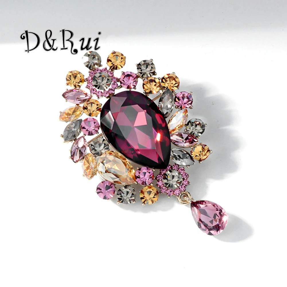 D&Rui Luxury Ultra Sparkling Crystal Brooches Fashion Coat Creative Pendant Rhinestone Jewelry Accessories Women Party Gifts
D&Rui Luxury Ultra Sparkling Crystal Brooches Fashion Coat Creative Pendant Rhinestone Jewelry Accessories Women Party Gifts