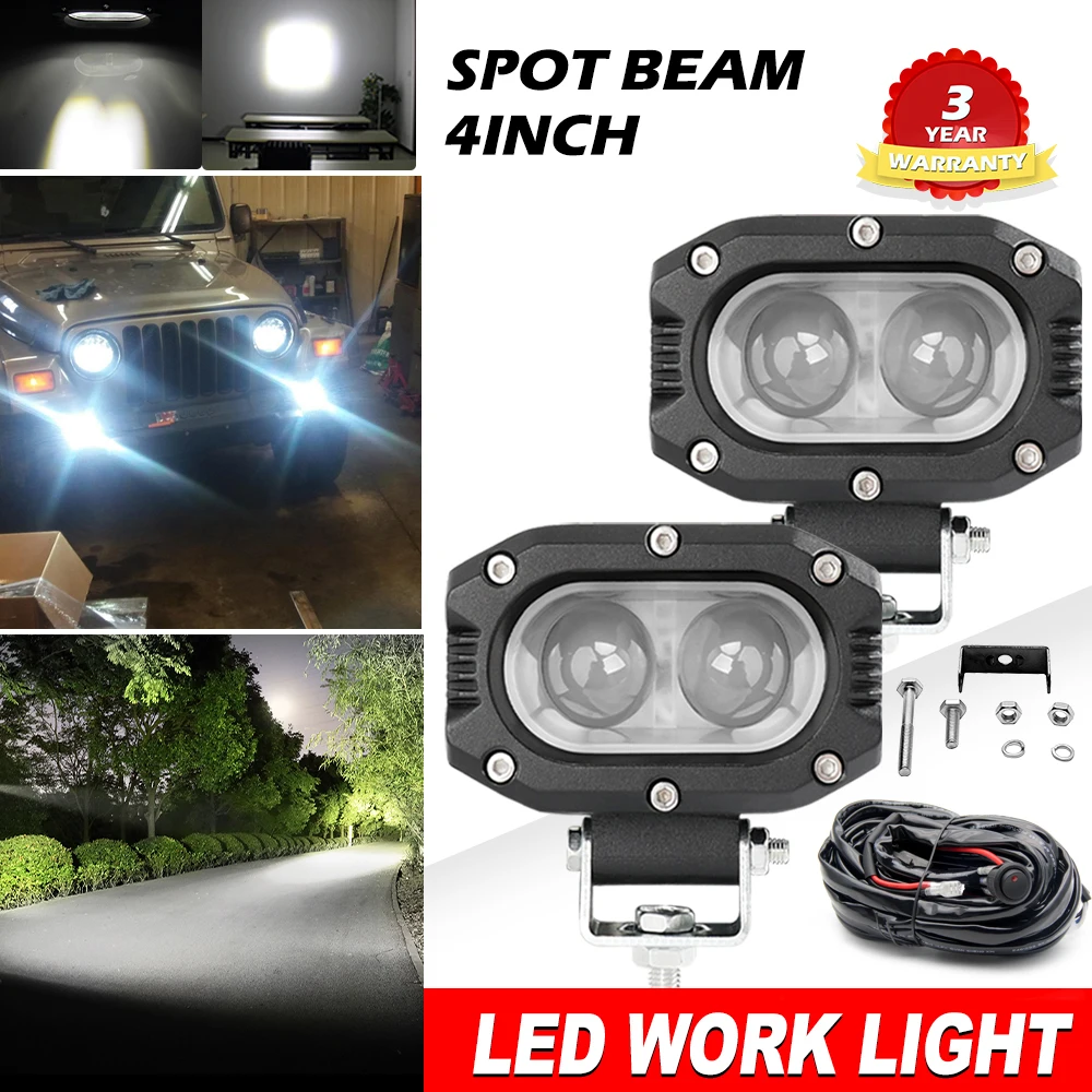 HAOLIDE 4x4 OffRoad LED Light Bar Pods Spotlights Flood Beam Super Bright Truck ATV SUV UTV Motorcycle 12V 24V Driving Fog Light
HAOLIDE 4x4 OffRoad LED Light Bar Pods Spotlights Flood Beam Super Bright Truck ATV SUV UTV Motorcycle 12V 24V Driving Fog Light