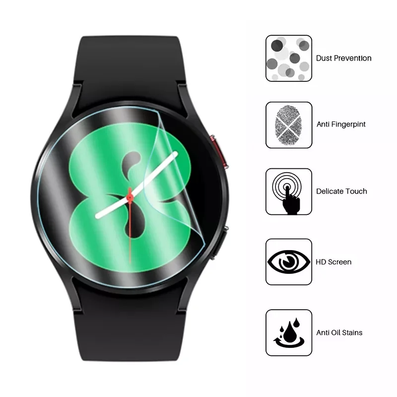 Soft Protective watch film For Galaxy Watch 4 classic 42mm 46m Full Screen Protector For Samsung Galaxy Watch 4 40mm 44mm
Soft Protective watch film For Galaxy Watch 4 classic 42mm 46m Full Screen Protector For Samsung Galaxy Watch 4 40mm 44mm