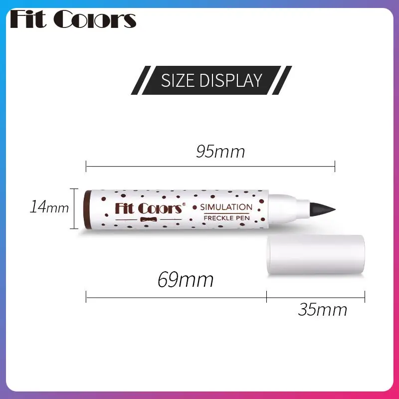 Lifelike Natural Freckles Pen Waterproof Long Lasting Fake Freckles Pencil Brown Face Makeup Dot Spot Pen Cosmetics
Lifelike Natural Freckles Pen Waterproof Long Lasting Fake Freckles Pencil Brown Face Makeup Dot Spot Pen Cosmetics