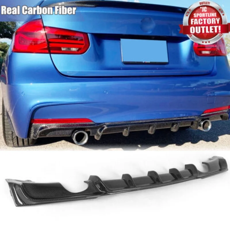For BMW F30 325i 328i M Sport 12UP Carbon Fiber Rear Bumper Diffuser Lip Spoiler
For BMW F30 325i 328i M Sport 12UP Carbon Fiber Rear Bumper Diffuser Lip Spoiler