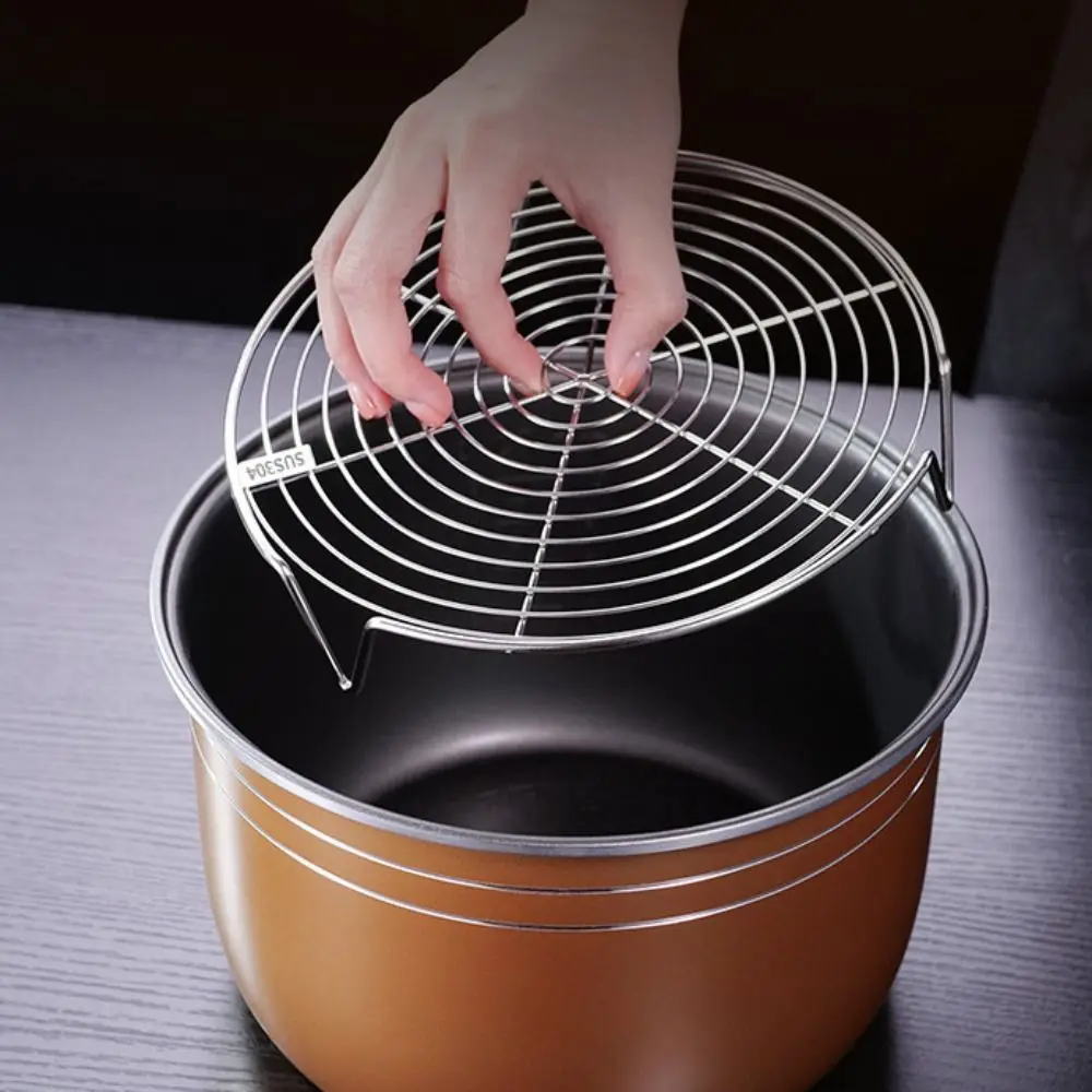 Spiral Pattern 304 Stainless Steel Steaming Rack Coil V-shaped Pot Steaming No Rust High Foot Steaming Tray Dumplings
Spiral Pattern 304 Stainless Steel Steaming Rack Coil V-shaped Pot Steaming No Rust High Foot Steaming Tray Dumplings