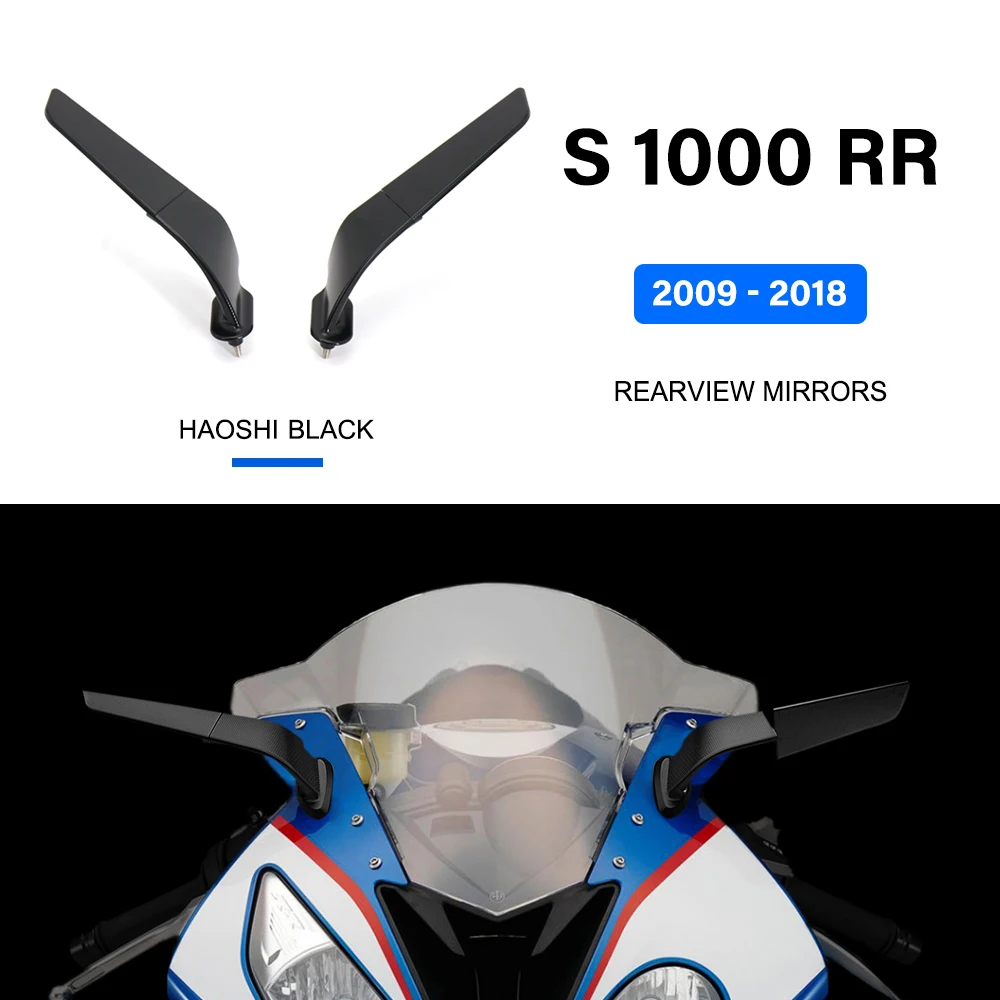 Зеркала заднего вида для Мотоцикла BMW S1000RR S 1000 RR S1000 RR, Регулируемые вращающиеся боковые зеркала для ветра s1000rr 2009 - 2018
Зеркала заднего вида для Мотоцикла BMW S1000RR S 1000 RR S1000 RR, Регулируемые вращающиеся боковые зеркала для ветра s1000rr 2009 - 2018