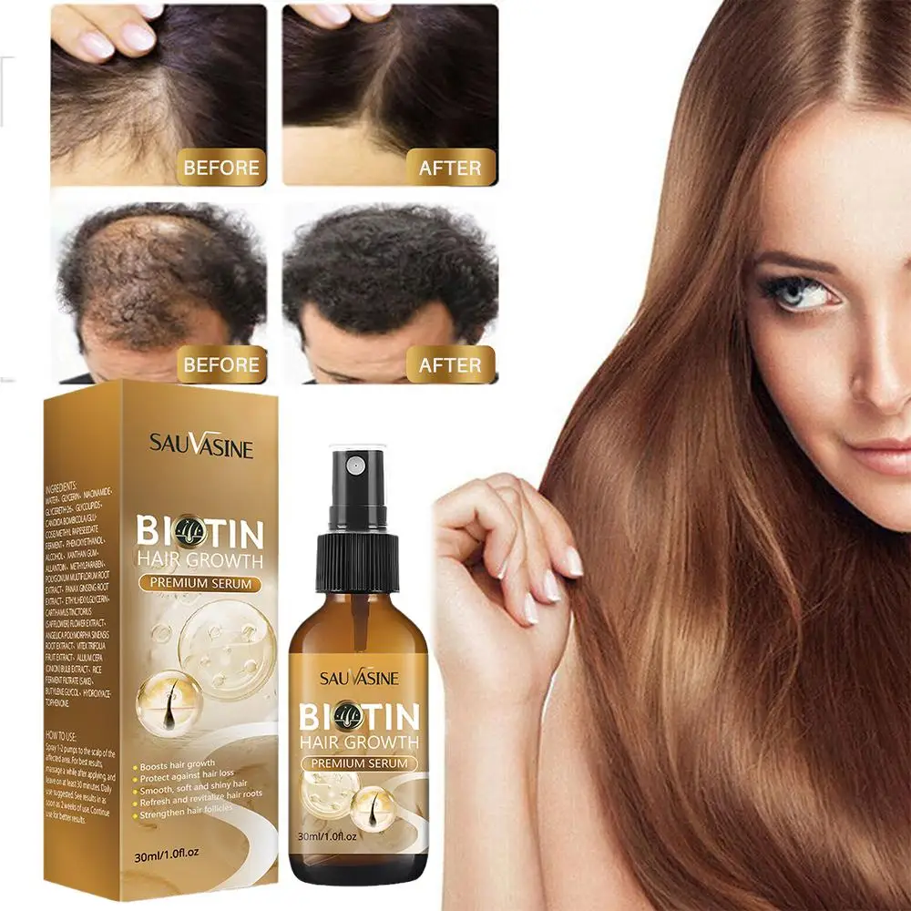 

30ml Herbal Hair Serum Spray Anti Hair Loss Remedy Prevent Scalp Damaged Repair Products Nourish Care Baldness Growing C3O5