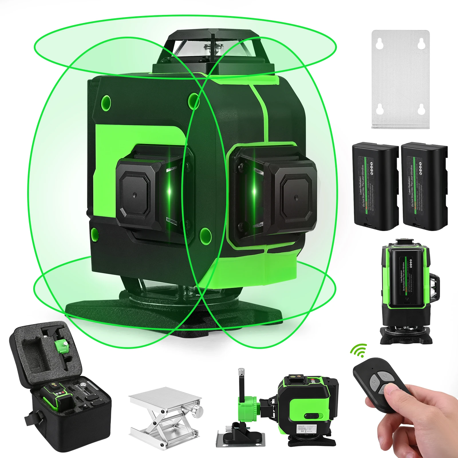 16/12 Lines 4D Laser Level Green Line SelfLeveling 360 Horizontal And Vertical Super Powerful Laser Level Green Beam Laser Level
16/12 Lines 4D Laser Level Green Line SelfLeveling 360 Horizontal And Vertical Super Powerful Laser Level Green Beam Laser Level