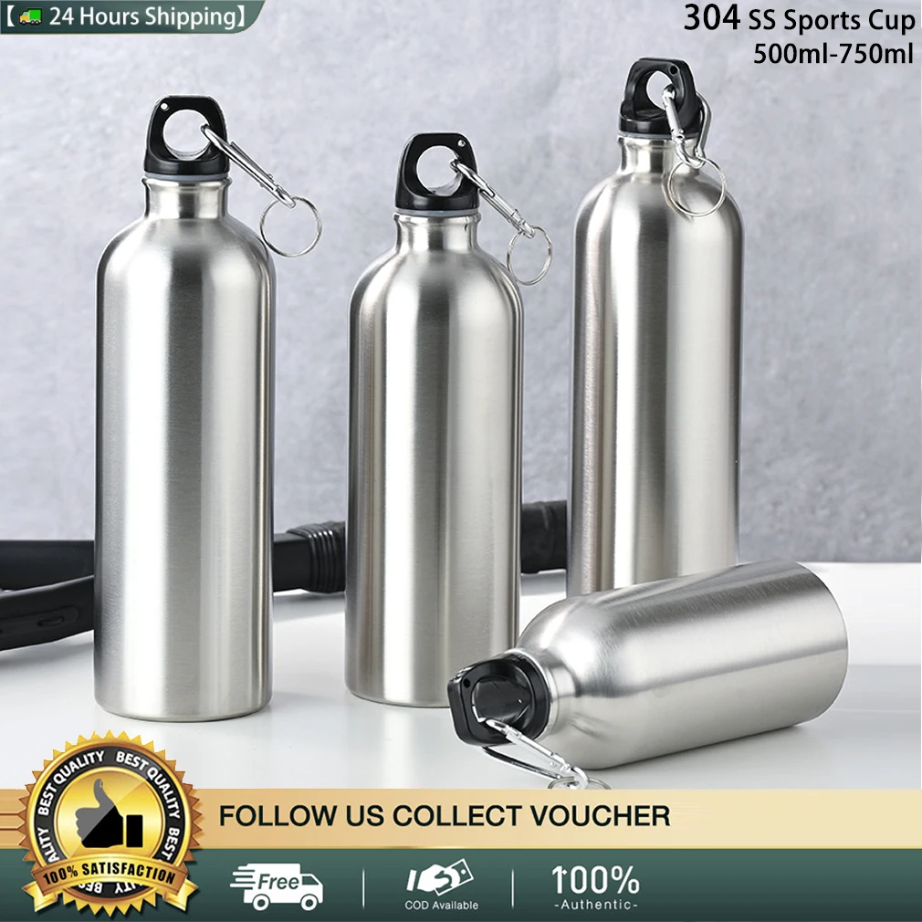 500ml/750ml Vacuum Stainless Steel Water Bottle Sealed Waterproof Simple Metallic Large Capacity Water Cup Water Bottle
500ml/750ml Vacuum Stainless Steel Water Bottle Sealed Waterproof Simple Metallic Large Capacity Water Cup Water Bottle