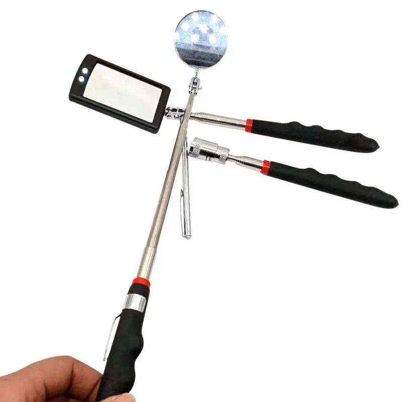 Vehicle Telescopic Inspection Mirror Portable Round Square 360 Degree Rotating Inspection Mirror 50MM Metal Framed Inspection
Vehicle Telescopic Inspection Mirror Portable Round Square 360 Degree Rotating Inspection Mirror 50MM Metal Framed Inspection