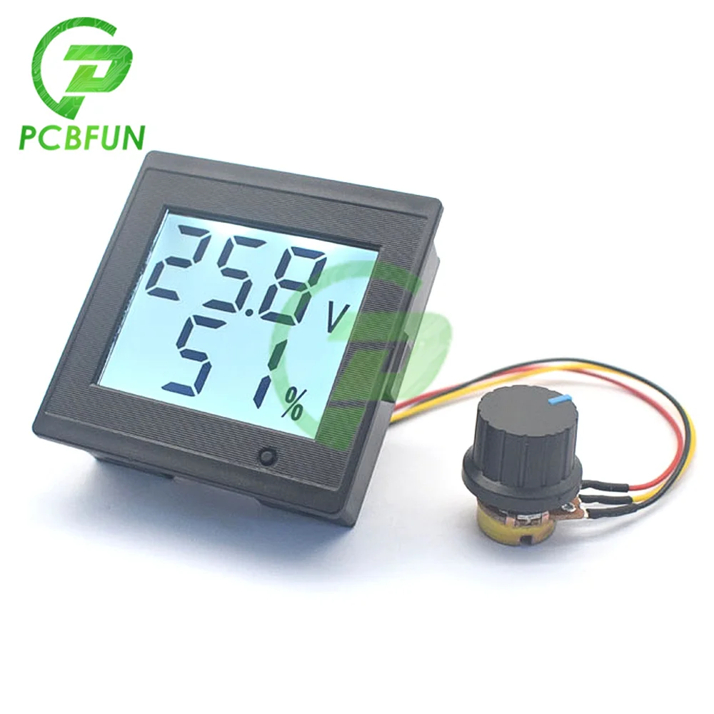 DC 12V-36V DC Motor Governor Voltage and Current Digital Scale Speed Controller LCD Digital Display 0~100% Tachometer
DC 12V-36V DC Motor Governor Voltage and Current Digital Scale Speed Controller LCD Digital Display 0~100% Tachometer