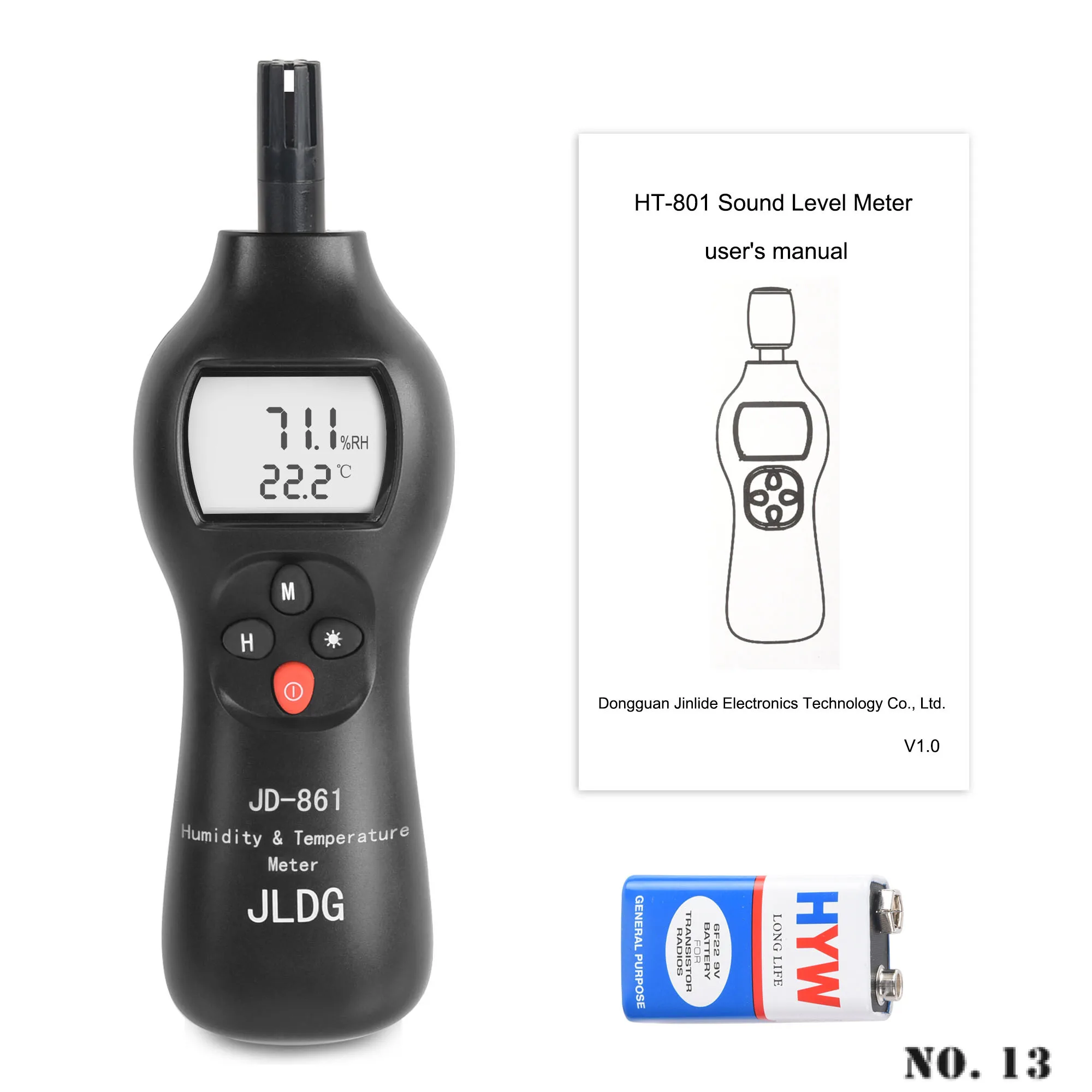 Industrial Digital Temperature and Humidity Meter Indoor Air Ambient Temperature and Humidity Measuring Instrument for Factory
Industrial Digital Temperature and Humidity Meter Indoor Air Ambient Temperature and Humidity Measuring Instrument for Factory