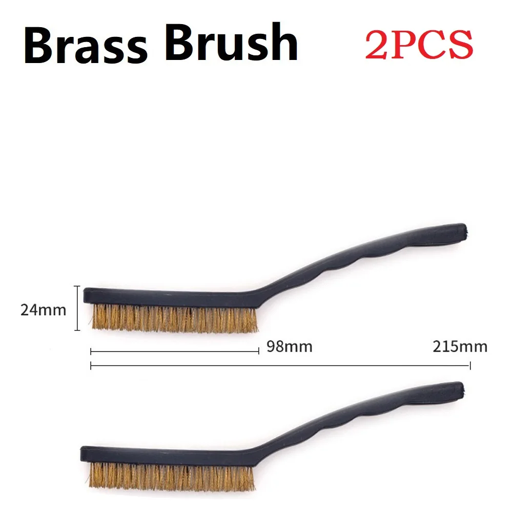2 Pcs Hand Brushes Nylon/Brass/Steel Wire Brushes 98mm Head For Rust Remover Cleaning Polishing Tools Grinder Accessories
2 Pcs Hand Brushes Nylon/Brass/Steel Wire Brushes 98mm Head For Rust Remover Cleaning Polishing Tools Grinder Accessories
