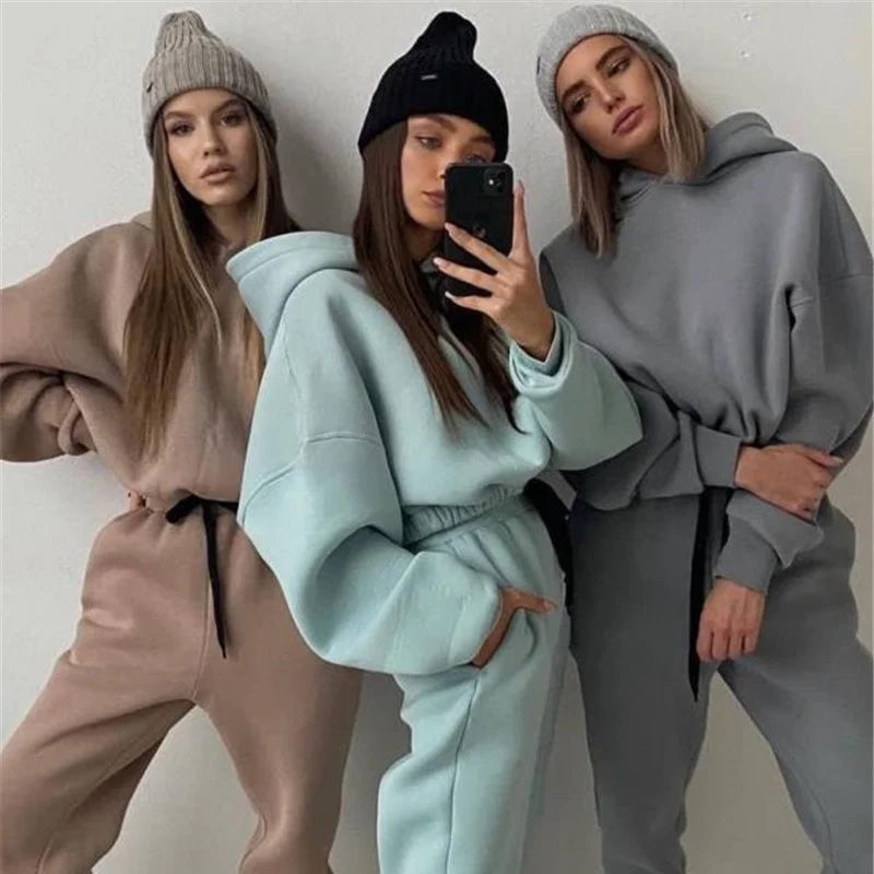 Fall O Neck Sweatshirt Top & Drawstring Long Pant Outfit Lady Long Sleeve Tracksuit Elegant Women Loose Solid Two Piece Set Suit
Fall O Neck Sweatshirt Top & Drawstring Long Pant Outfit Lady Long Sleeve Tracksuit Elegant Women Loose Solid Two Piece Set Suit