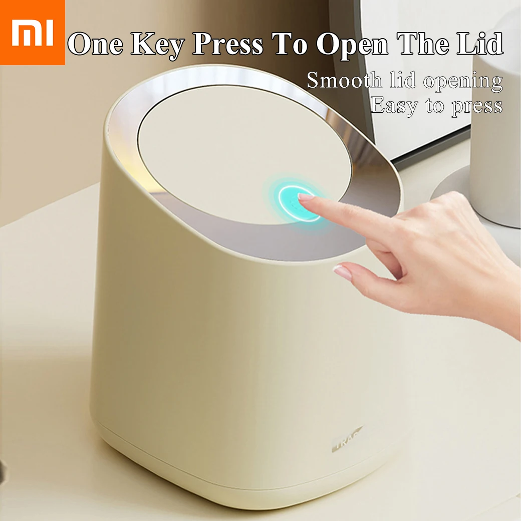 Ящики для мусора Xiaomi, Настольная мини-корзина для мусора с крышкой, для дома и офиса
Ящики для мусора Xiaomi, Настольная мини-корзина для мусора с крышкой, для дома и офиса
