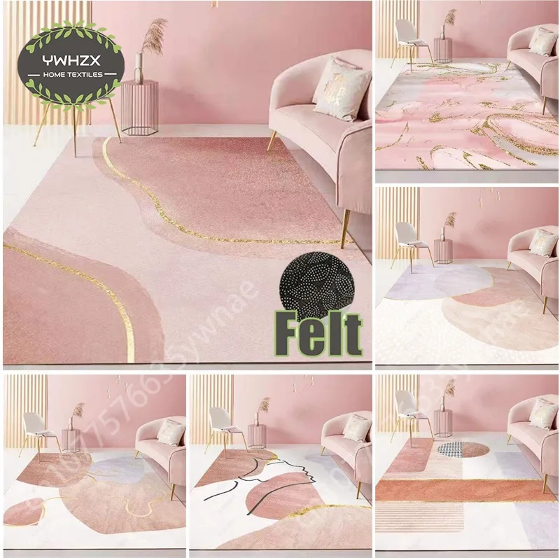 Pink Nordic Abstract Felt Carpet for Cute Living Room Kawaii Sofa Table Large Area Rugs Bedroom Floor Mat Modern Home Decor
Pink Nordic Abstract Felt Carpet for Cute Living Room Kawaii Sofa Table Large Area Rugs Bedroom Floor Mat Modern Home Decor