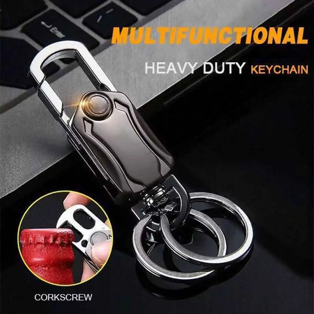 360° Multifunctional Keychain Bottle Opener Keychain Keyring Men\\'s Fashion Key Interior Accessories Key Case For Car
360° Multifunctional Keychain Bottle Opener Keychain Keyring Men\\'s Fashion Key Interior Accessories Key Case For Car