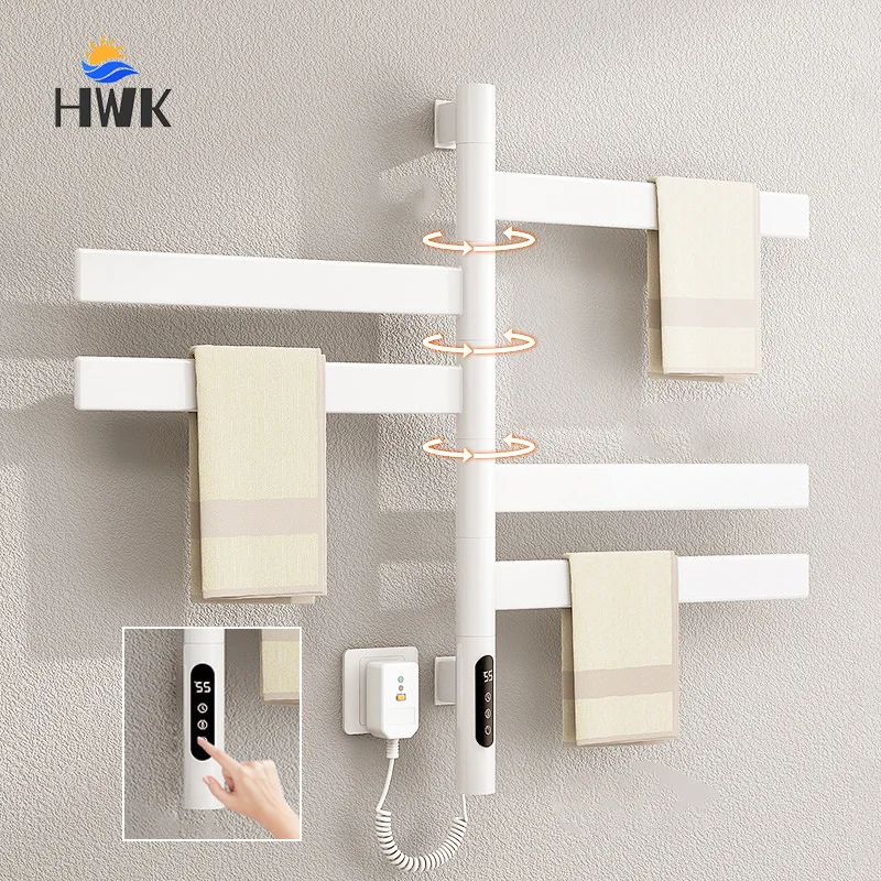 Bathroom Fast Drying Towel Radiator Smart Electric Heated Towel Rail Timing Electric Towel Rack Antibacterial Towel Warmers
Bathroom Fast Drying Towel Radiator Smart Electric Heated Towel Rail Timing Electric Towel Rack Antibacterial Towel Warmers