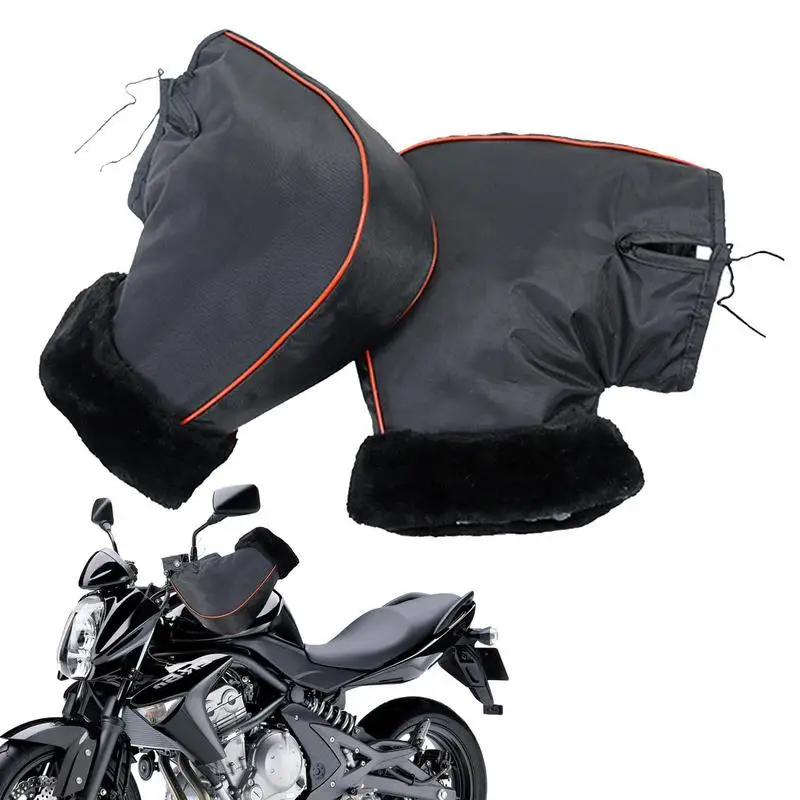 1 Pair Motorcycle Handlebar Gloves Windproof Winter Thickened Warm Handlebar Muffs Thermal Cover Gloves For Winter Riding
1 Pair Motorcycle Handlebar Gloves Windproof Winter Thickened Warm Handlebar Muffs Thermal Cover Gloves For Winter Riding