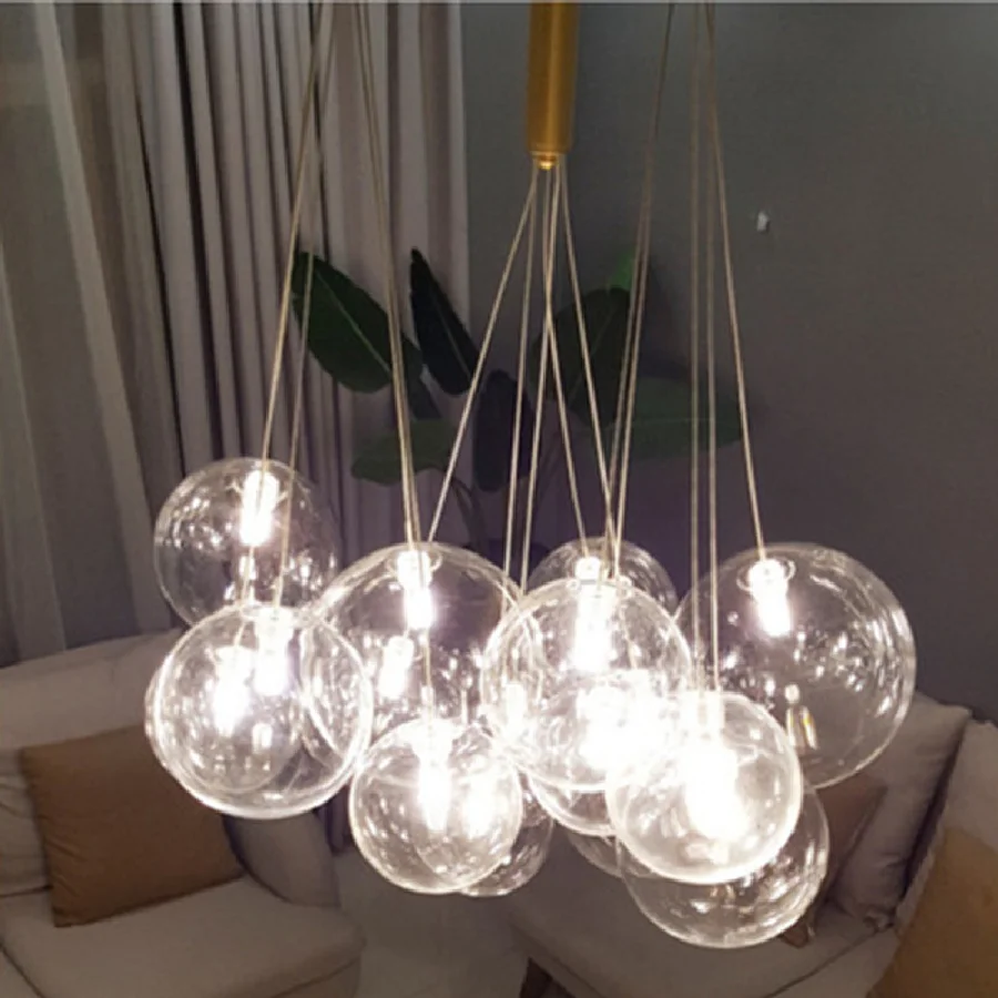 Gypsophila Led Pendant Lamp Glass Ball G4 Ceiling Chandelier Home Dining Room Kitchen Island Decor Luster Hanging Light Fixtures
Gypsophila Led Pendant Lamp Glass Ball G4 Ceiling Chandelier Home Dining Room Kitchen Island Decor Luster Hanging Light Fixtures