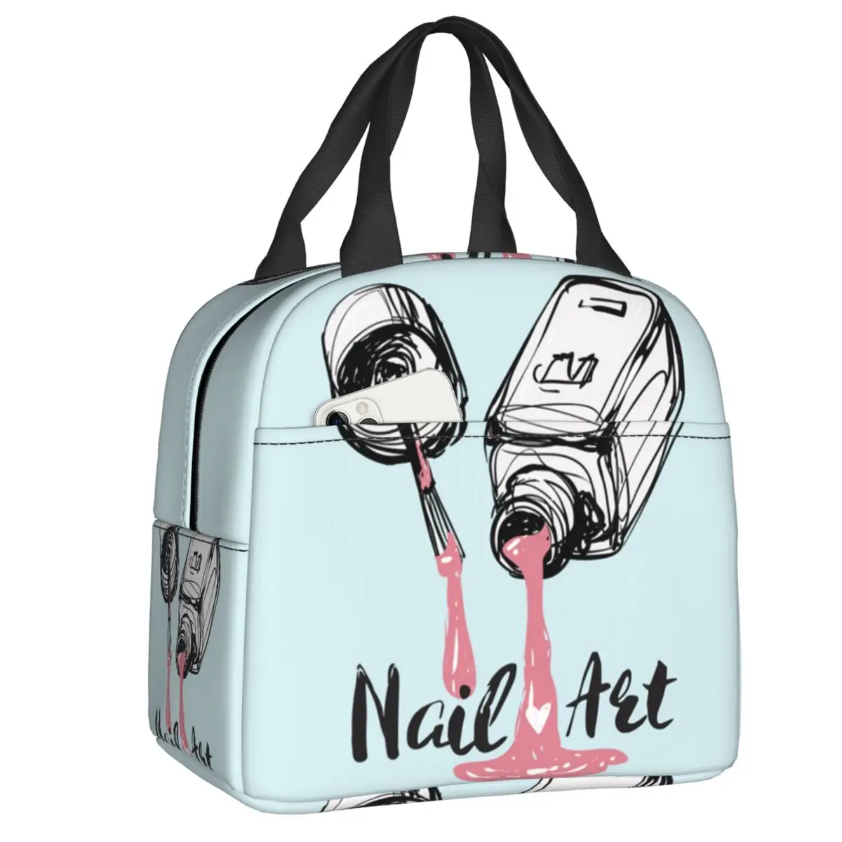 Modern Nail Polish Insulated Lunch Tote Bag for Women Manicure Manicurist Resuable Cooler Thermal Food Lunch Box Camping Travel
Modern Nail Polish Insulated Lunch Tote Bag for Women Manicure Manicurist Resuable Cooler Thermal Food Lunch Box Camping Travel