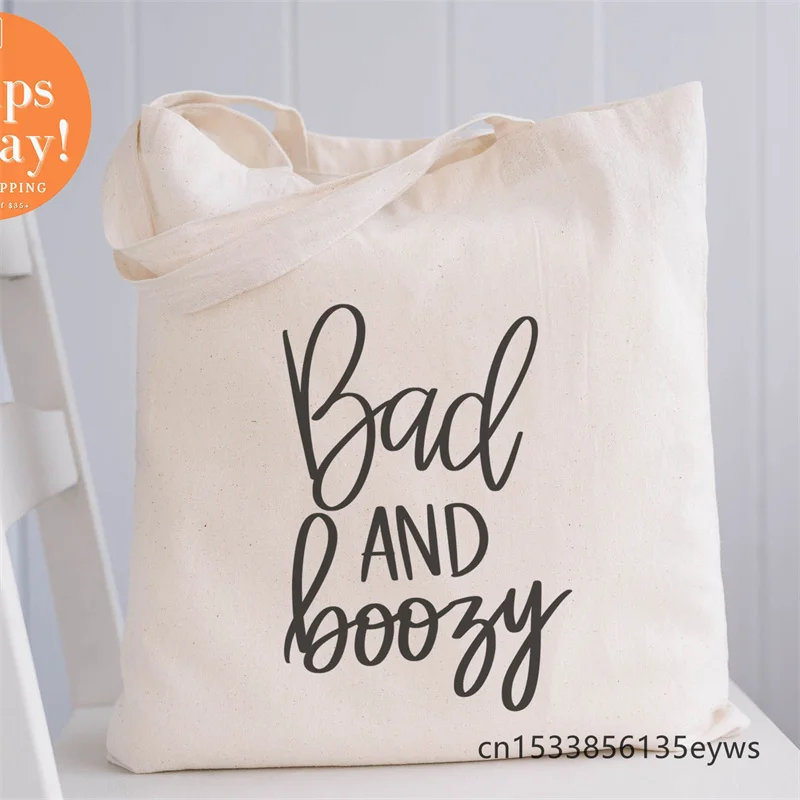 Bad And Boozy Graphic Hipster Cartoon Print Shopping Tote Bags Girls Pacakge Hand Bag
Bad And Boozy Graphic Hipster Cartoon Print Shopping Tote Bags Girls Pacakge Hand Bag