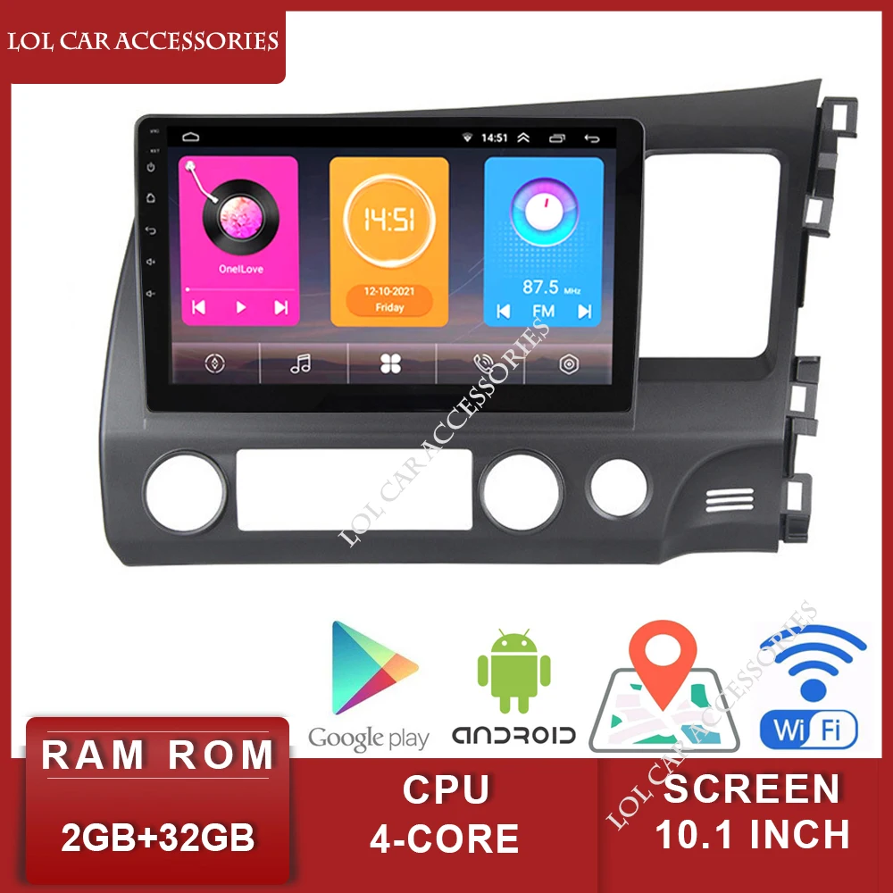 LCA For Honda Civic 2004-2011 Android 10 10.1'' MP5 WIFI GPS Car Radio Player Stereo Navigation Head unit
LCA For Honda Civic 2004-2011 Android 10 10.1'' MP5 WIFI GPS Car Radio Player Stereo Navigation Head unit