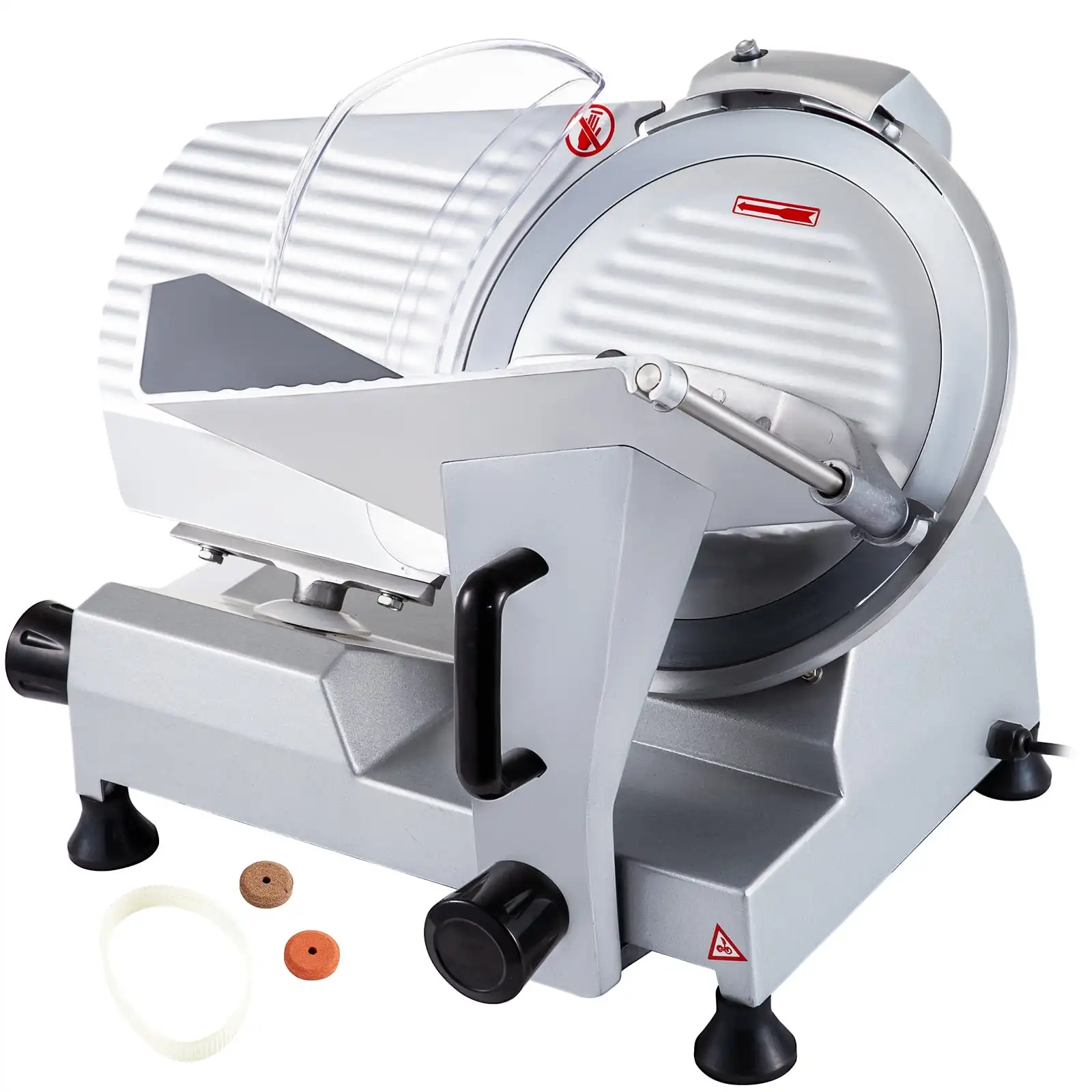 

Commercial 10" Blade Deli Meat Slicer 240W 530RPM Food Cheese Electric Slicer.USA.NEW