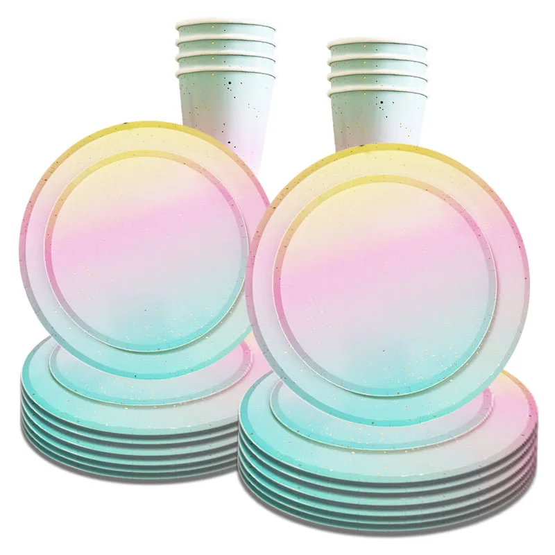 8 Guests Rainbow Tableware Rainbow Dinner Plate Stamping Gold Rainbow Napkin 123st Unicorn Birthday Party Supplies Kids Favor
8 Guests Rainbow Tableware Rainbow Dinner Plate Stamping Gold Rainbow Napkin 123st Unicorn Birthday Party Supplies Kids Favor