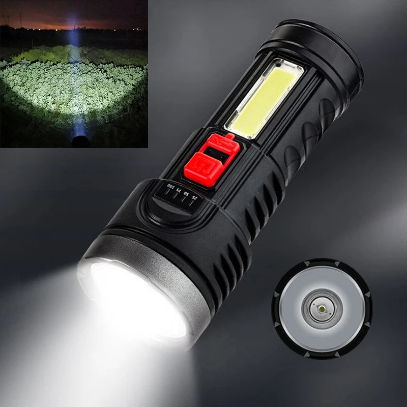 Portable Super Power Flashlight Strong Light USB Long-range Light Flashlight Portable Torch Tactical Light Outdoor Lighting
Portable Super Power Flashlight Strong Light USB Long-range Light Flashlight Portable Torch Tactical Light Outdoor Lighting