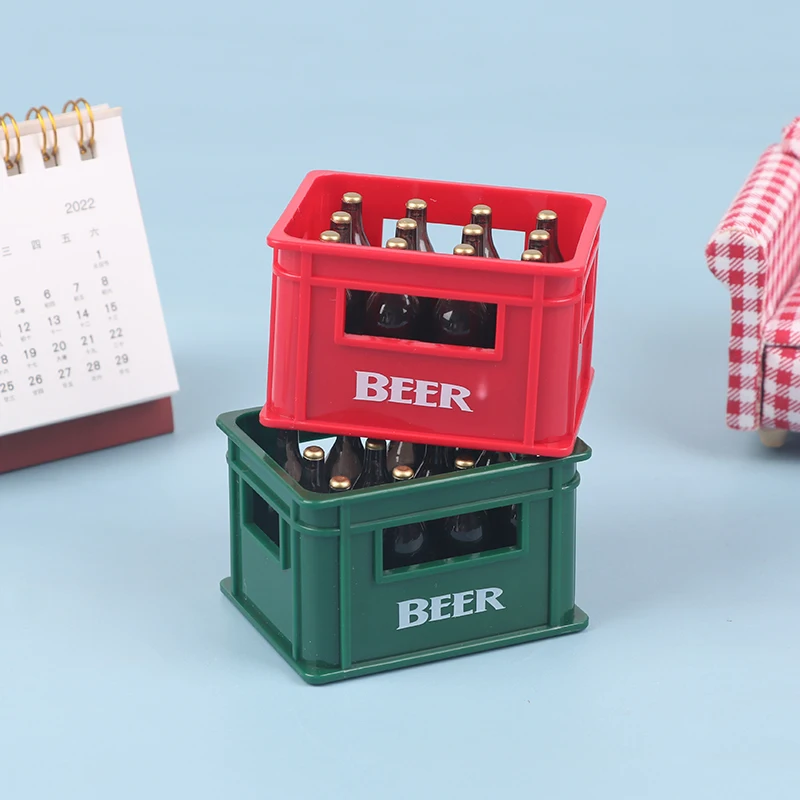 1Pc Mini Beer Basket With Bottles Beer Drink Bottles for 1/12 1/6 Dollhouse Accessories Miniatures Doll Food Kitchen Living Room
1Pc Mini Beer Basket With Bottles Beer Drink Bottles for 1/12 1/6 Dollhouse Accessories Miniatures Doll Food Kitchen Living Room