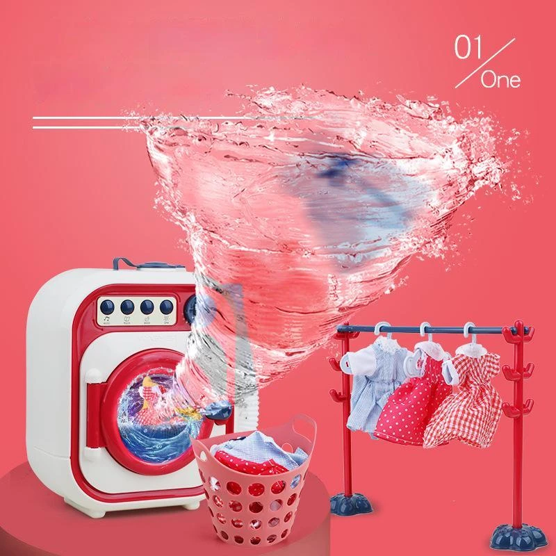 Kids Washing Machine Toy Pretend Play House Mini Simulation Electric Toys Rotate Kinetic Cleaning Preschool Toys For Girls Gifts
Kids Washing Machine Toy Pretend Play House Mini Simulation Electric Toys Rotate Kinetic Cleaning Preschool Toys For Girls Gifts