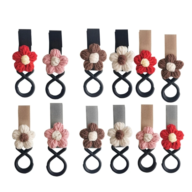 

Flower Charm Baby Stroller Hook Pram Organiser Rack Infant Cart Pram Pushchair Hanger Hanging Accessories DropShipping