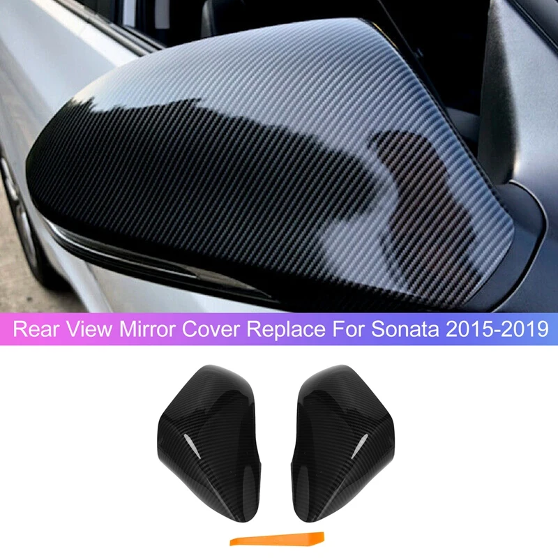 Carbon Fiber Side Wing Mirror Rearview Mirror Cover Shell Cap Housing Replace for Hyundai Sonata 2015-2019
Carbon Fiber Side Wing Mirror Rearview Mirror Cover Shell Cap Housing Replace for Hyundai Sonata 2015-2019