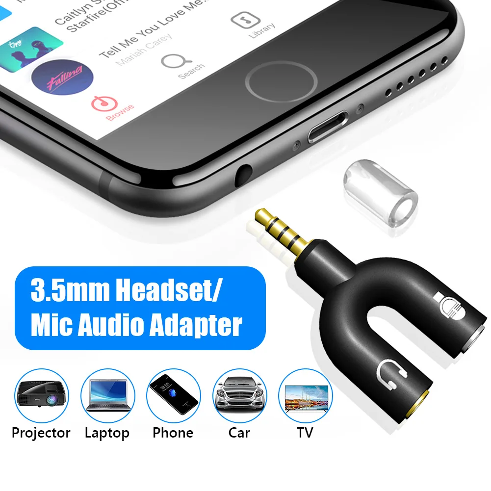 3.5mm Jack AUX Audio Male Audio Adapter Gold-Plated TRRS Stereo Earphone Connector Male to Female Jack Audio Splitter Adapters
3.5mm Jack AUX Audio Male Audio Adapter Gold-Plated TRRS Stereo Earphone Connector Male to Female Jack Audio Splitter Adapters