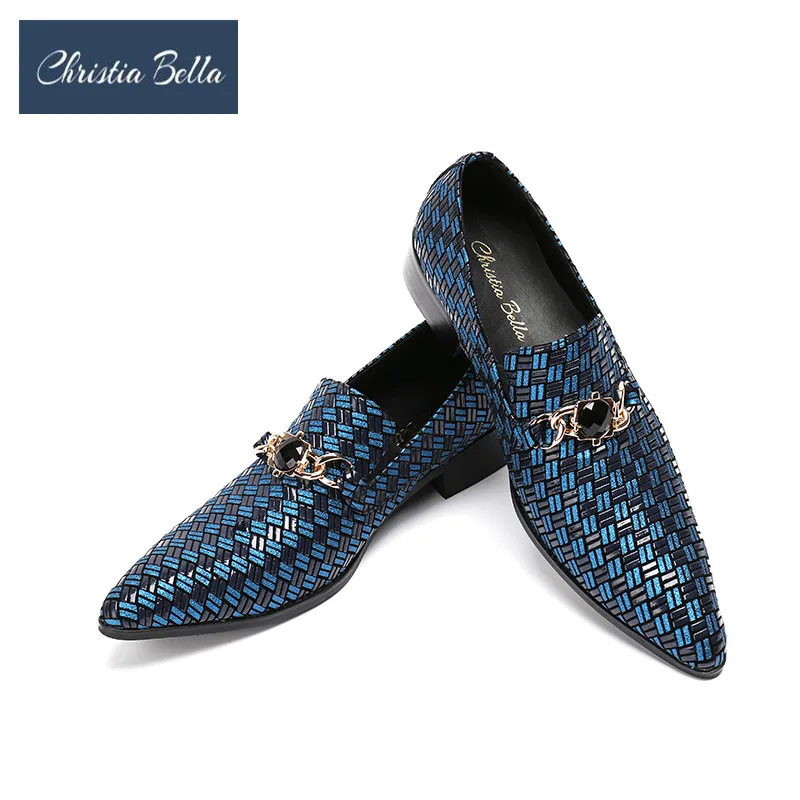 Christia Bella Large Size Pointed Toe Men Slip on Shoes Pointed Toe Flat Men Dress Shoes Party Genuine Leather Men Loafers
Christia Bella Large Size Pointed Toe Men Slip on Shoes Pointed Toe Flat Men Dress Shoes Party Genuine Leather Men Loafers