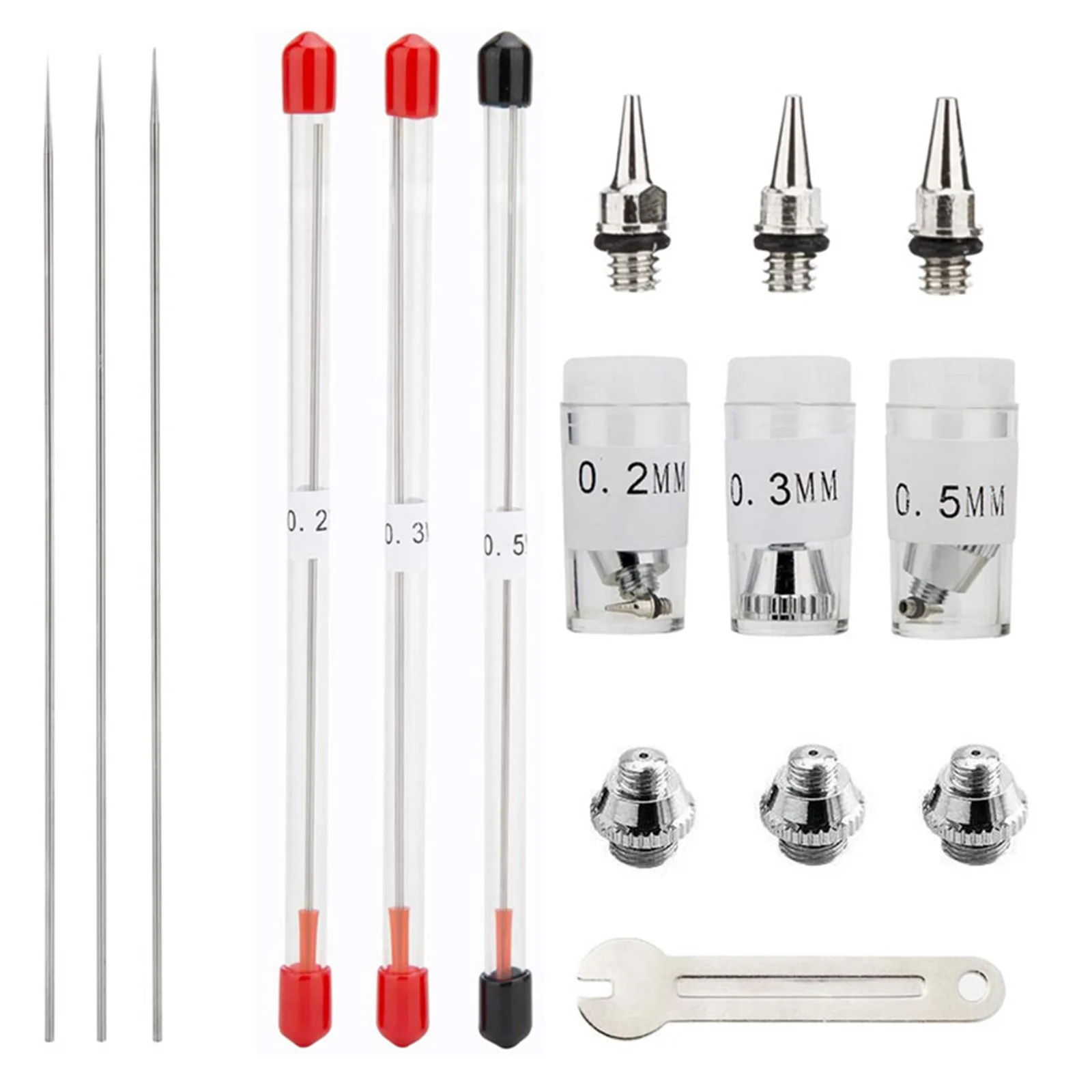 Airbrush Nozzles Nozzle Spanner 0.2mm Air Tool Accessories Airbrush Nozzle Airbrush Nozzles For Airbrushes Spray
Airbrush Nozzles Nozzle Spanner 0.2mm Air Tool Accessories Airbrush Nozzle Airbrush Nozzles For Airbrushes Spray