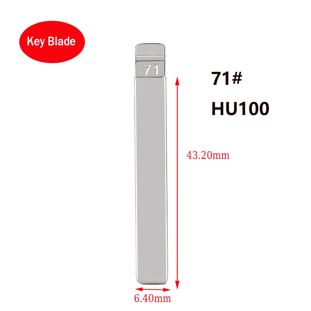 10шт 71 # HU100 металлический необрезанный пустой флип KD дистанционный ключ для Opel Chevrolet, Buick для Keydiy KD Xhorse VVDI JMD пустой ключ 
10шт 71 # HU100 металлический необрезанный пустой флип KD дистанционный ключ для Opel Chevrolet, Buick для Keydiy KD Xhorse VVDI JMD пустой ключ