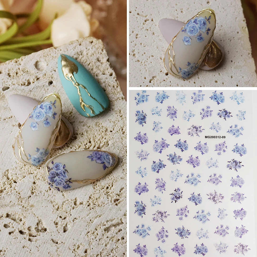 Valentines Nail Art Flowers Rose 3D Engraved Nail Sticker Art Nail Decals Design Decoracion Vintage Retro Printing Nail Stickers
Valentines Nail Art Flowers Rose 3D Engraved Nail Sticker Art Nail Decals Design Decoracion Vintage Retro Printing Nail Stickers