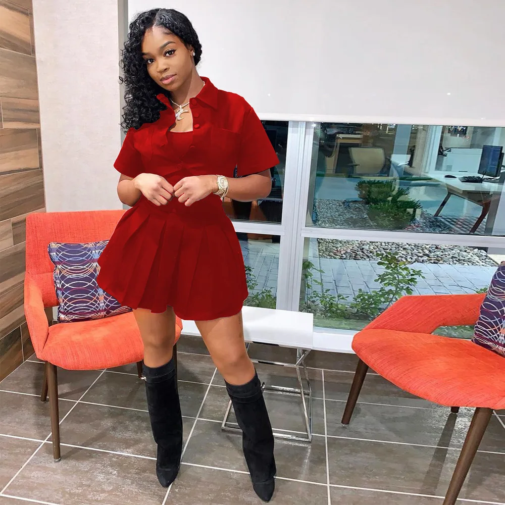 Летний модный Повседневный короткий топ с отложным воротником и коротким рукавом, жилет, плиссированная юбка, Женский Молодежный милый обл...
Летний модный Повседневный короткий топ с отложным воротником и коротким рукавом, жилет, плиссированная юбка, Женский Молодежный милый обл...