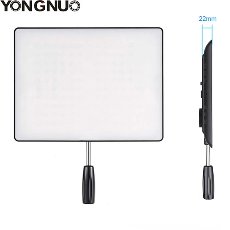 YONGNUO YN600 Air Ultra Thin LED Camera Video Light 3200K-5500K/5500K For Canon Nikon Sony
YONGNUO YN600 Air Ultra Thin LED Camera Video Light 3200K-5500K/5500K For Canon Nikon Sony