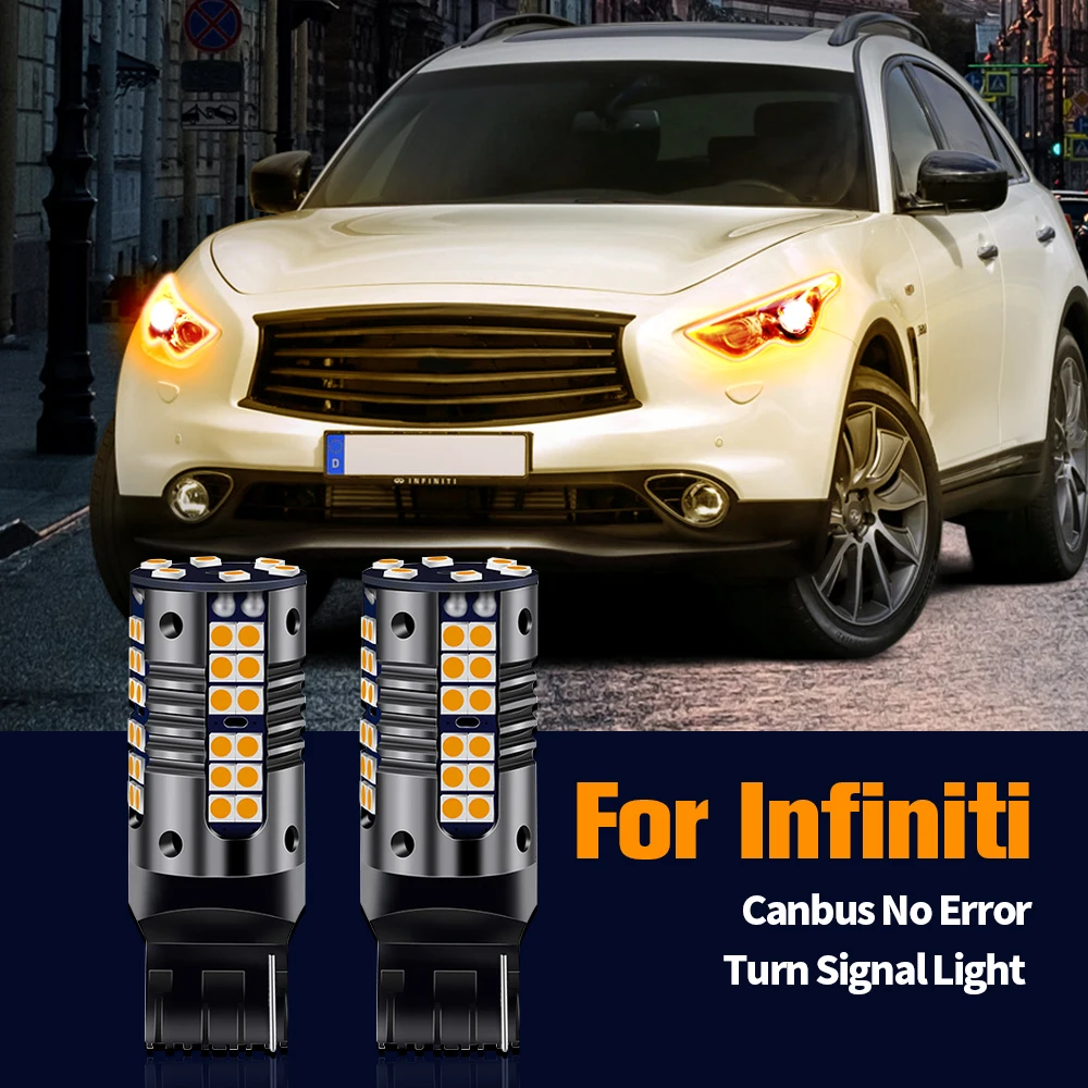 2pcs LED Turn Signal Light Blub Lamp Canbus WY21W W21W 7440A For Infiniti M37 M35H M56 FX37 Q50 Q60 QX60 QX70 QX80 Q40 Q70L
2pcs LED Turn Signal Light Blub Lamp Canbus WY21W W21W 7440A For Infiniti M37 M35H M56 FX37 Q50 Q60 QX60 QX70 QX80 Q40 Q70L