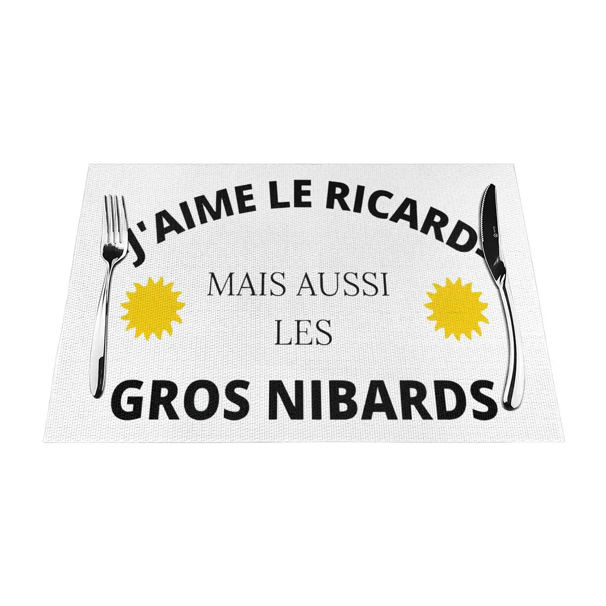Ricard 2 Placemat Decor Multi Color Suitable for daily Outdoor Party Decoration Easy to Clean
Ricard 2 Placemat Decor Multi Color Suitable for daily Outdoor Party Decoration Easy to Clean