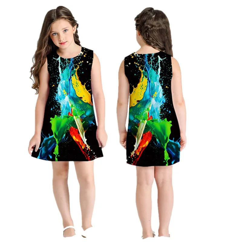 New Teen Toddler Kid Girl Sleeveless 3D Cartoon Print Cartoon Dresses Casual Clothes cute fashion vest dress
New Teen Toddler Kid Girl Sleeveless 3D Cartoon Print Cartoon Dresses Casual Clothes cute fashion vest dress