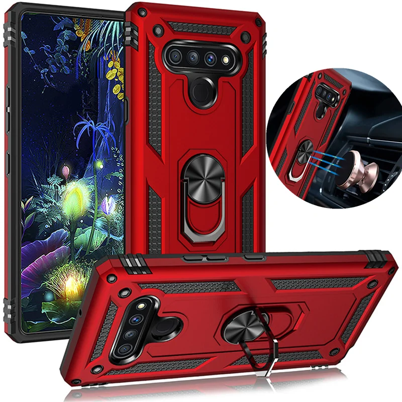 New Phone Case For LG Stylo 6 Case Shockproof Car Magnetic Ring Holder For LG Stylus 6 Stylo6 Silicone Back Cover Capa
New Phone Case For LG Stylo 6 Case Shockproof Car Magnetic Ring Holder For LG Stylus 6 Stylo6 Silicone Back Cover Capa