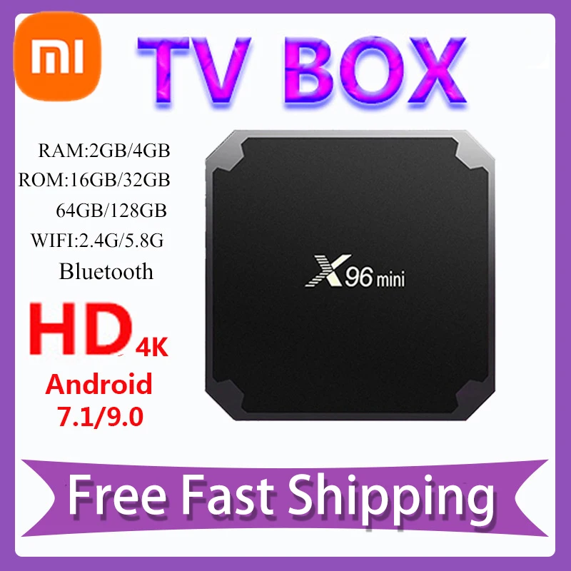 Xiaomi New X96mini Network Set-Top Box S905W High-Definition 8K 1080P HD Android Intelligent Dual Wifi Network TV Box TV BOX
Xiaomi New X96mini Network Set-Top Box S905W High-Definition 8K 1080P HD Android Intelligent Dual Wifi Network TV Box TV BOX