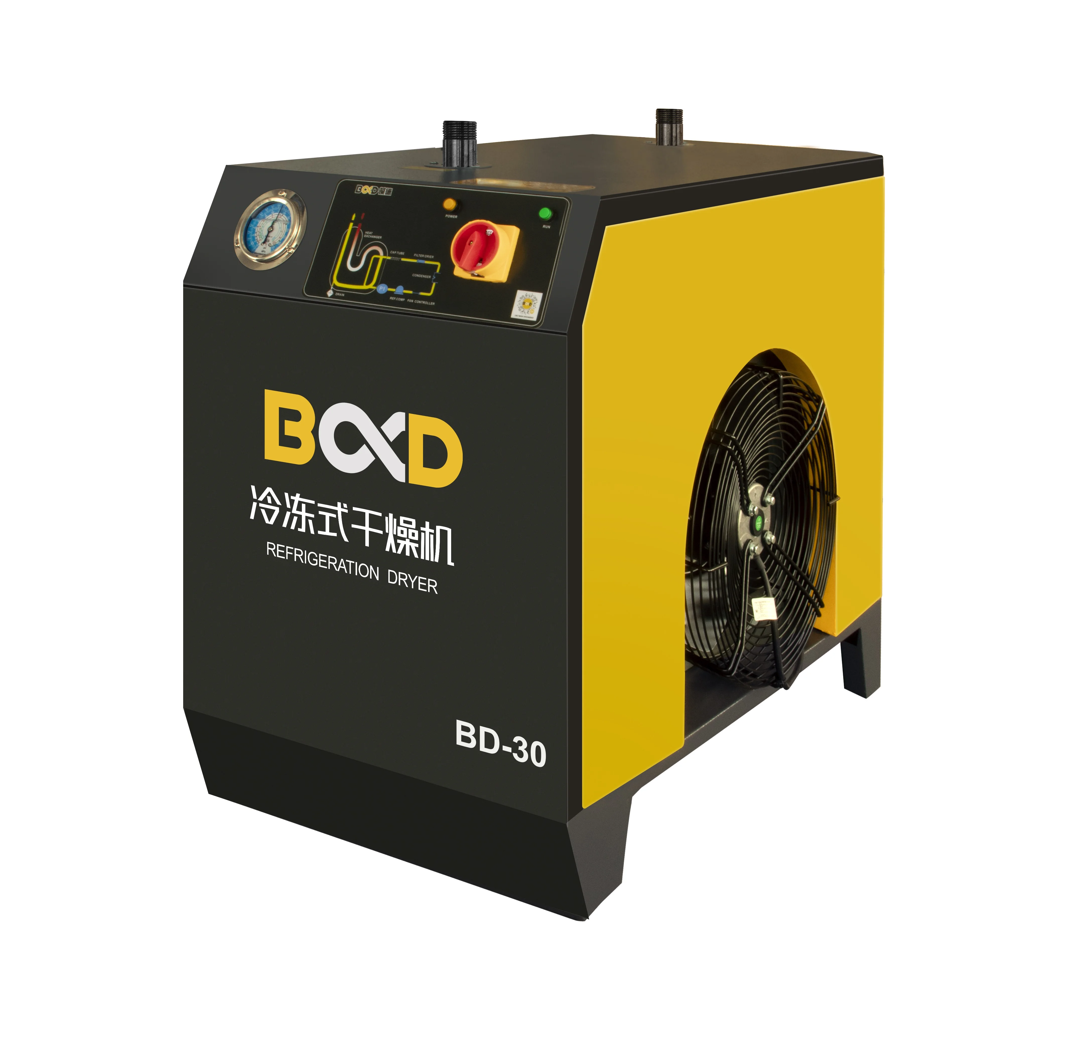 220V /50HZ High Efficiency Workshop Electric Machines Industrial Refrigerated Air Dryer 60cfm
220V /50HZ High Efficiency Workshop Electric Machines Industrial Refrigerated Air Dryer 60cfm