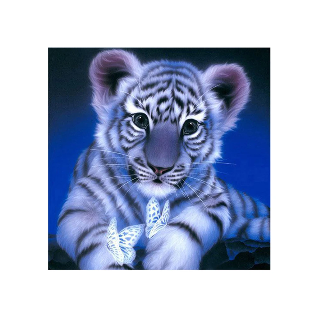 Rhinestone Embroidery Tiger Butterfly Handmade Diamond Painting 5D DIY Crystal Animal Cross Stitch Resin Picture Home Decoration
Rhinestone Embroidery Tiger Butterfly Handmade Diamond Painting 5D DIY Crystal Animal Cross Stitch Resin Picture Home Decoration
