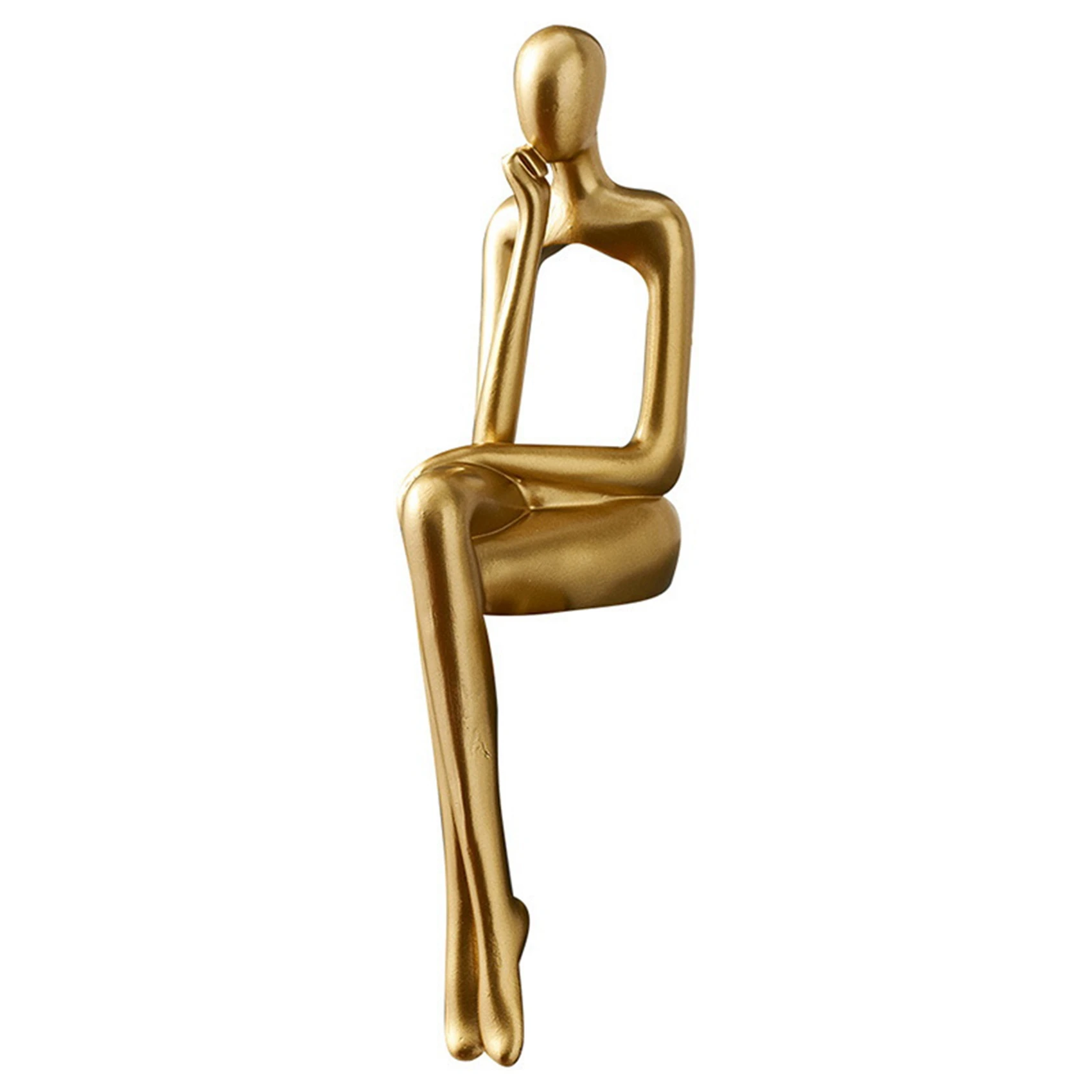 Thinker Statue Abstract Figure Sculpture Small Ornaments Resin Statue Home Gold Abstract Statue Office Decor C
Thinker Statue Abstract Figure Sculpture Small Ornaments Resin Statue Home Gold Abstract Statue Office Decor C